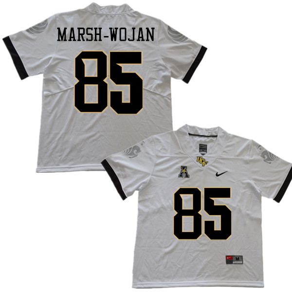 Men #85 Zach Marsh-Wojan UCF Knights College Football Jerseys Sale-White - Click Image to Close